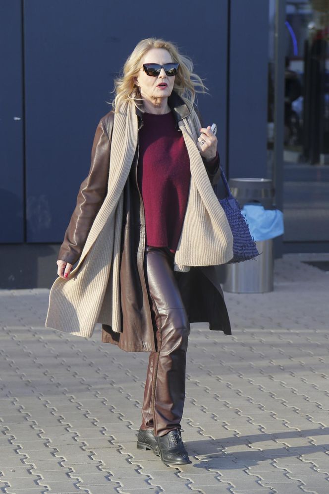 Grażyna Szapołowska lubi miękkie futerka