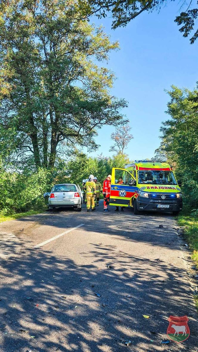 Wypadek na trasie Węgrów - Kosów Lacki