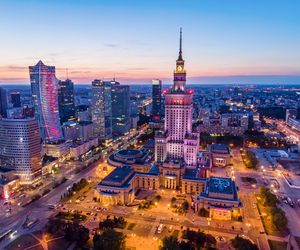 Warszawa korki ruch drogowy