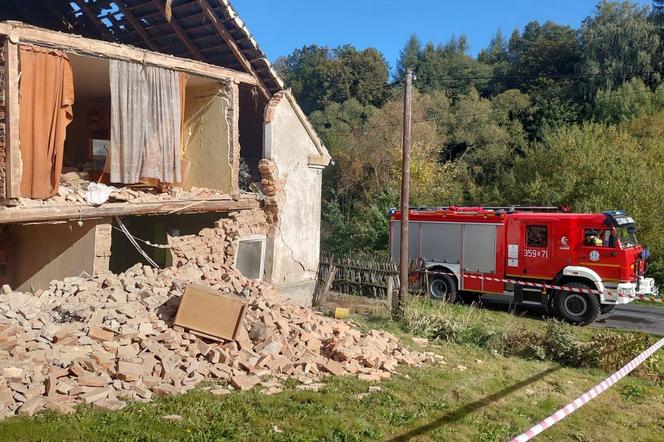 Wybuch gazu na Dolnym Śląsku.  „71-latek podszedł do butli z papierosem”