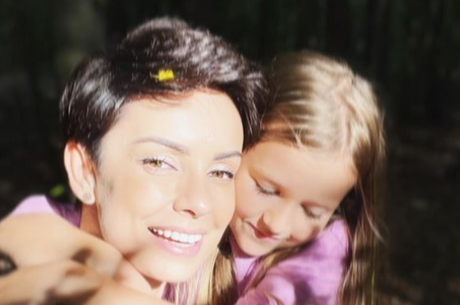 Dorota Gardias z córką