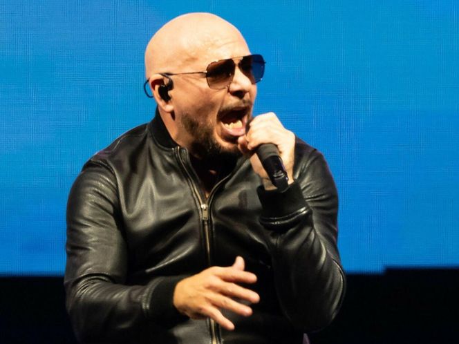 Pitbull podczas koncertu