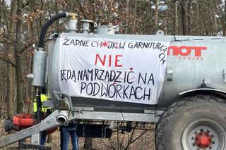 Rolnicze protesty w powiecie aleksandrowskim. Są utrudnienia w ruchu