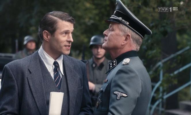 Wojenne dziewczyny 4 odc. 46. Karl Meier (Maciej Brzoska), sturmbahnfuhrer Kruger (Michael Schiller)