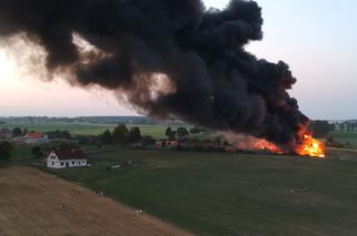 Ogromny pożar pod Mogilnem!