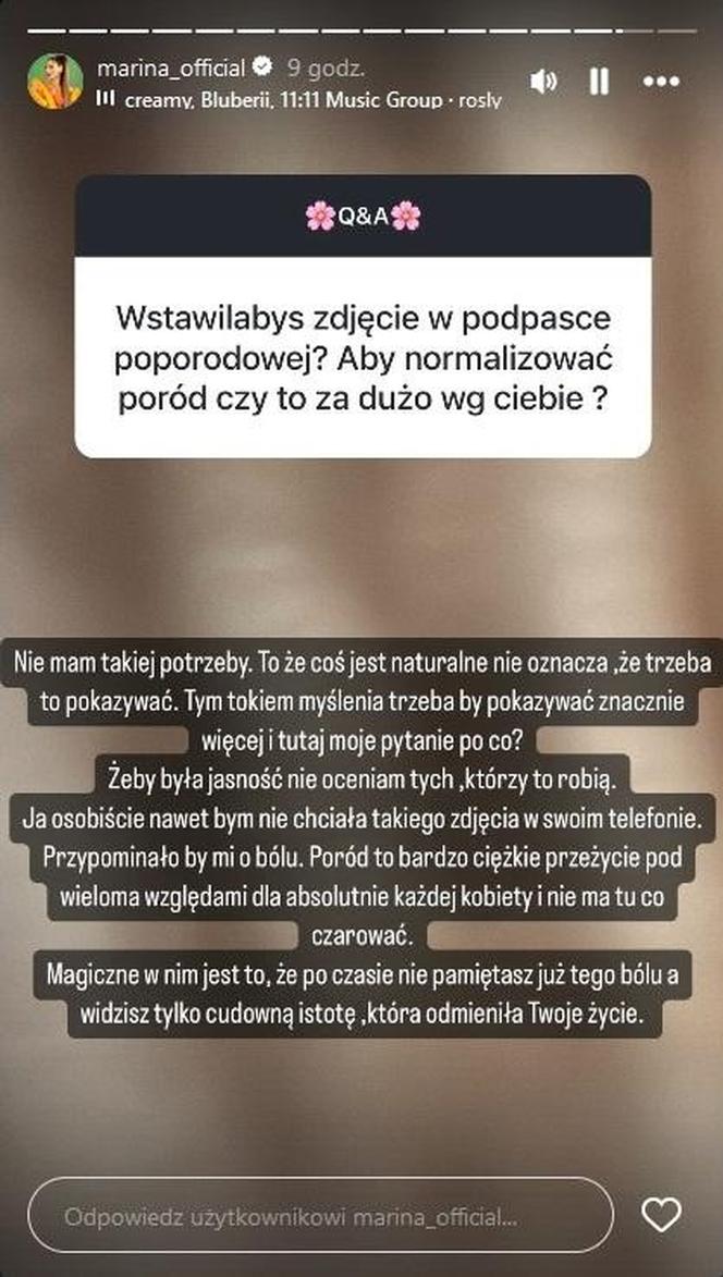 Zdjęcie w podpasce porodowej? „Poród to bardzo ciężkie przeżycie”