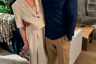 Barwy szczęścia nowy sezon. Sebastian (Marek Krupski), Dominika (Karolina Chapko) na planie