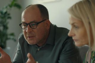 Barwy szczęścia, odcinek 3144. Marek (Marcin Perchuć), Olga (Dorota Łukasiewicz-Kwietniewska)