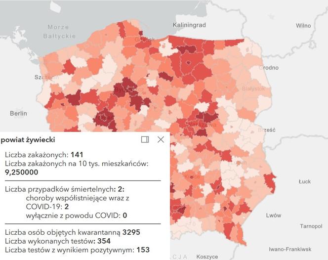 Koronawirus w województwie śląskim. Tak wygląda sytuacja w poszczególnych powiatach [RAPORT, 19 MARCA]