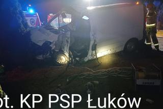 Niestety, życia 43-letniego kierowcy nie udało się uratować