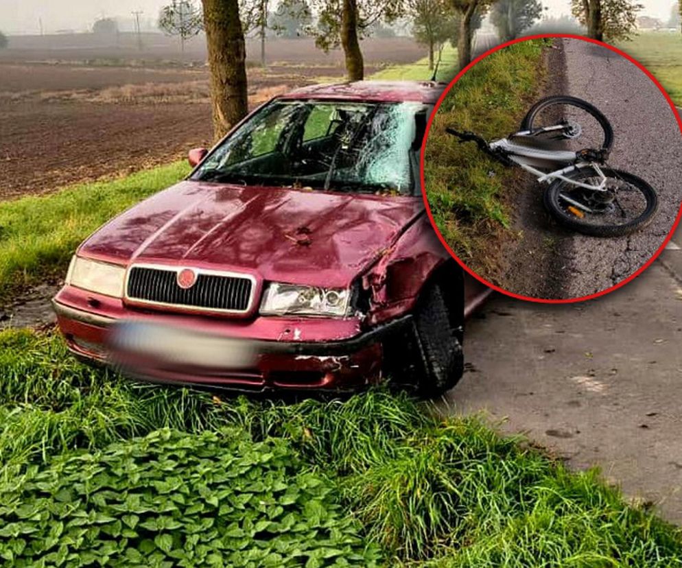 Staranował rowerzystę i uciekł! Kierowca zatrzymany