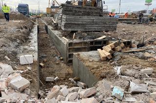 Budowa stacji metra na Bemowie