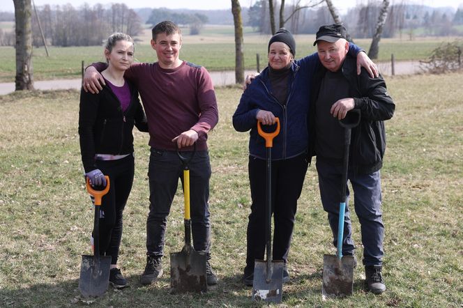 Justyna i Mateusz z serialu Rolnicy. Podlasie