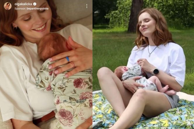 Olga Kalicka ruszyła z promocją… własnego dziecka! Córeczka ma zaledwie miesiąc, a już występuje w reklamie