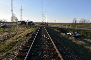 Tarnobrzeg: Wypadek na przejeździe kolejowym. Ciężko ranny 19-latek trafił do szpitala