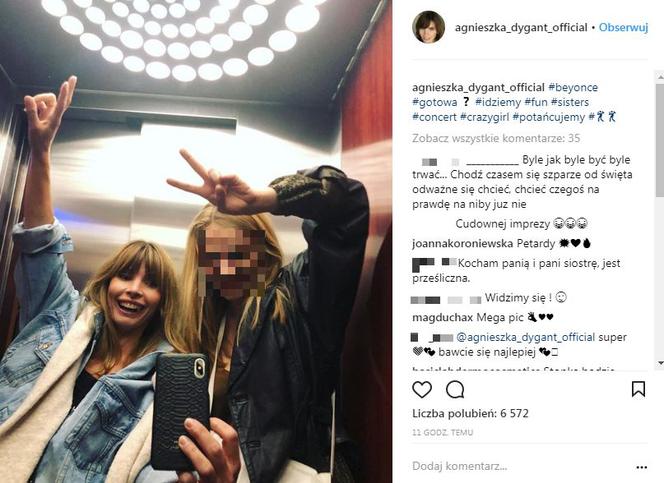 Gwiazdy na koncercie Beyonce w Warszawie