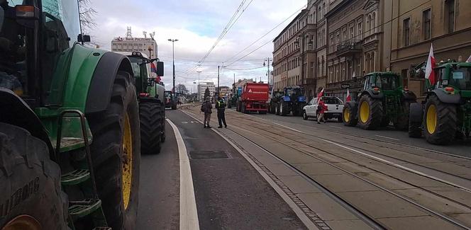 Protest rolników w Bydgoszczy