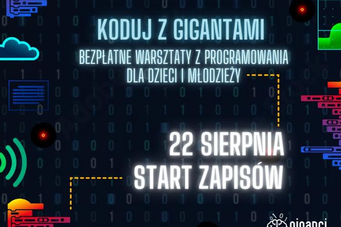 Ostrów będzie kodować z gigantami. Już we wrześniu warsztaty dla dzieci i młodzieży. 