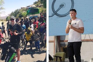 Hulajnogą przez Afrykę. Dominik Wieczorkiewicz w tym roku pokonał ok. 2 tys. kilometrów wokół Jeziora Niasa