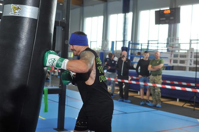 Tak do walki we Wrocławiu trenuje Ołeksandr Usyk. Byliśmy na jego treningu