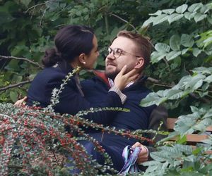 Jacek Ozdoba odpoczywa z żoną po ślubie