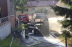 Nisko. Ogień trawił karetki 