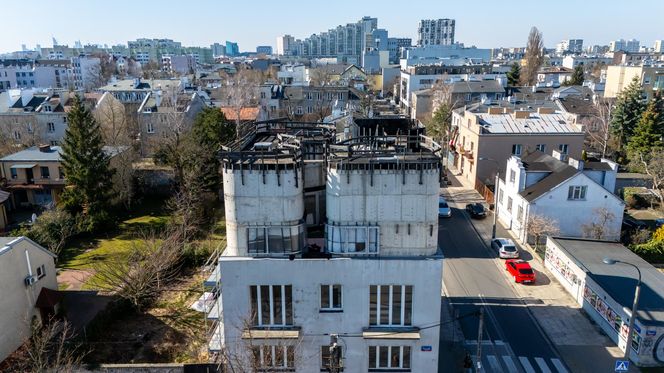 Nadbudowa kamienicy na Gocławku w Warszawie