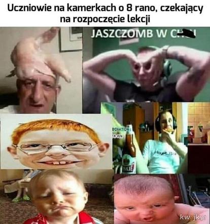 nauka zdalna - memy