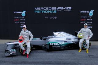 FORMUŁA 1. Mercedes zaprezentował nowy bolid W03 na sezon 2012 - ZDJĘCIA + WIDEO