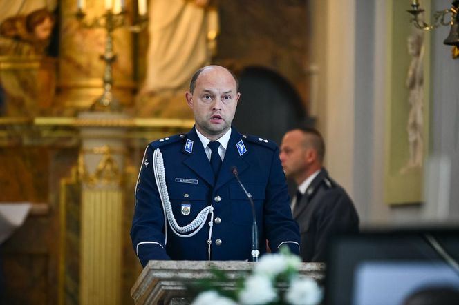Ostatnie pożegnanie policjanta Adama Woldzia, który zginął w słowackich Tatrach