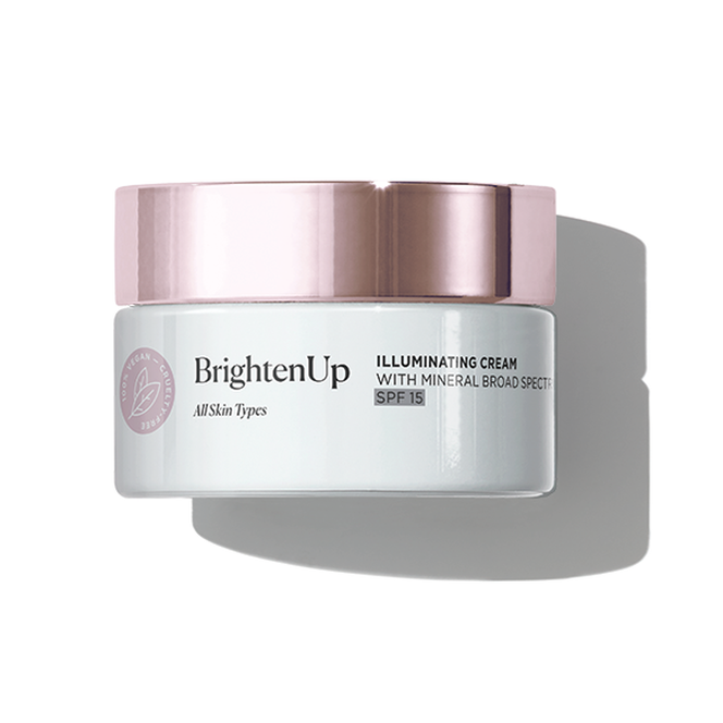 Arbonne BrightenUp Rozświetlający krem z mineralnym filtrem przeciwsłonecznym SPF 15