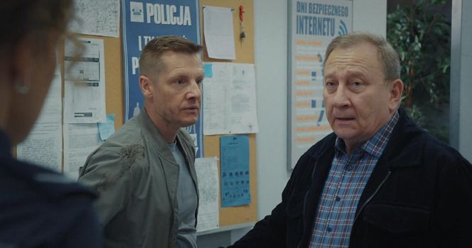 M jak miłość odc. 1878. Natalka (Dominika Suchecka), Staszek (Sławomir Holland), Paweł (Rafał Mroczek)