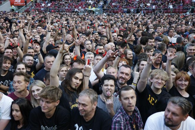 Koncert AC/DC w Warszawie (4.07.2025) - część druga. Organizatorem koncertu jest Live Nation