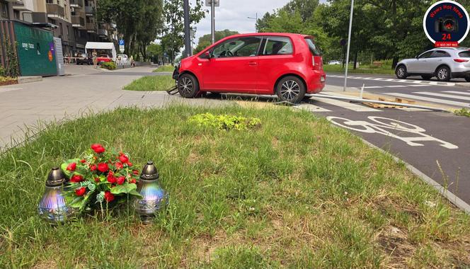 Znów wypadek na ul. Sokratesa. Zmiany na ulicy na Bielanach nie chronią przed piratami drogowymi!