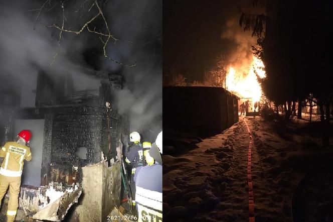 Bełchatów: Dom płonął jak pochodnia! Akcja straży pożarnej w centrum miasta!