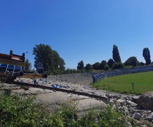 Trwa rozbiórka stadionu Ruchu Chorzów
