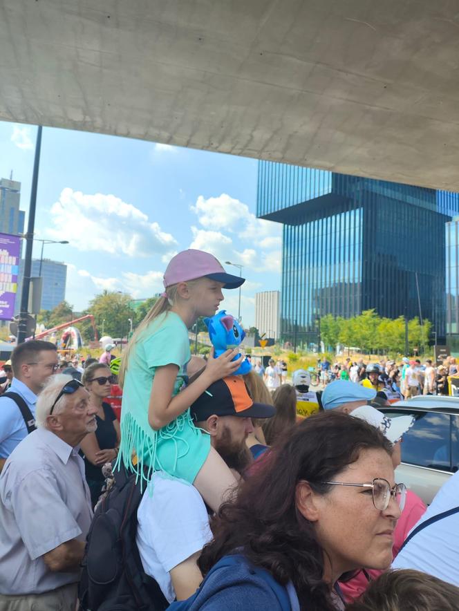 Tour de Pologne w Katowicach. Kolarze bawią się z kibicami