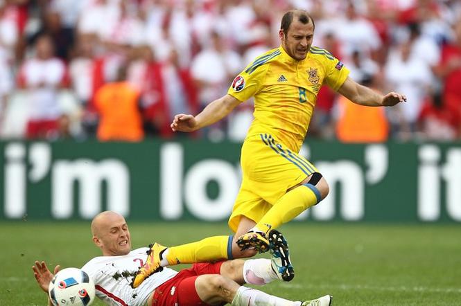 Roman Zozula podczas meczu Polska - Ukraina