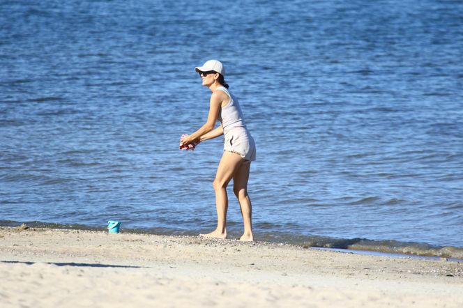 Agnieszka Radwańska nad polskim Bałtykiem