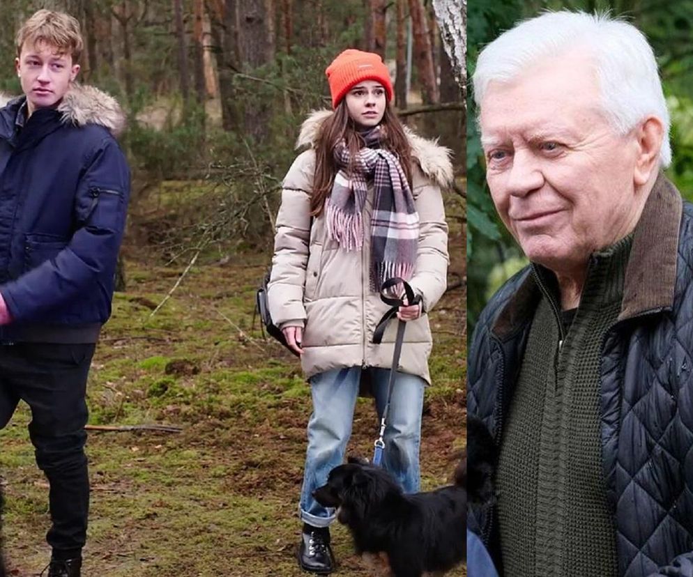 M jak miłość odc. 1857. Kacper (Bartosz Ziewiec), Basia (Karina Woźniak), odc. 1843. Jan Mokrzycki (Wojciech Duryasz)