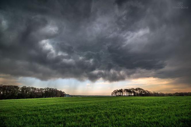 Sfotografował chmury burzowe na Podkarpaciu. Efekt jest piorunujący!