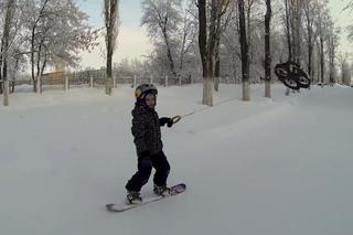 Dronboarding - sport przyszłości? Zobacz śnieżne szaleństwa z dronem! [WIDEO]