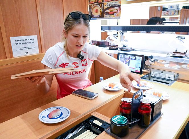 Pia Skrzyszowska lubi sushi