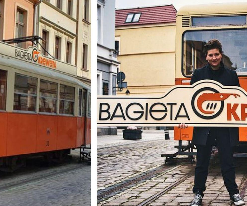 W Bydgoszczy krewetki będą serwowane w starym tramwaju. Startuje food truck Bagieta Kreweta 