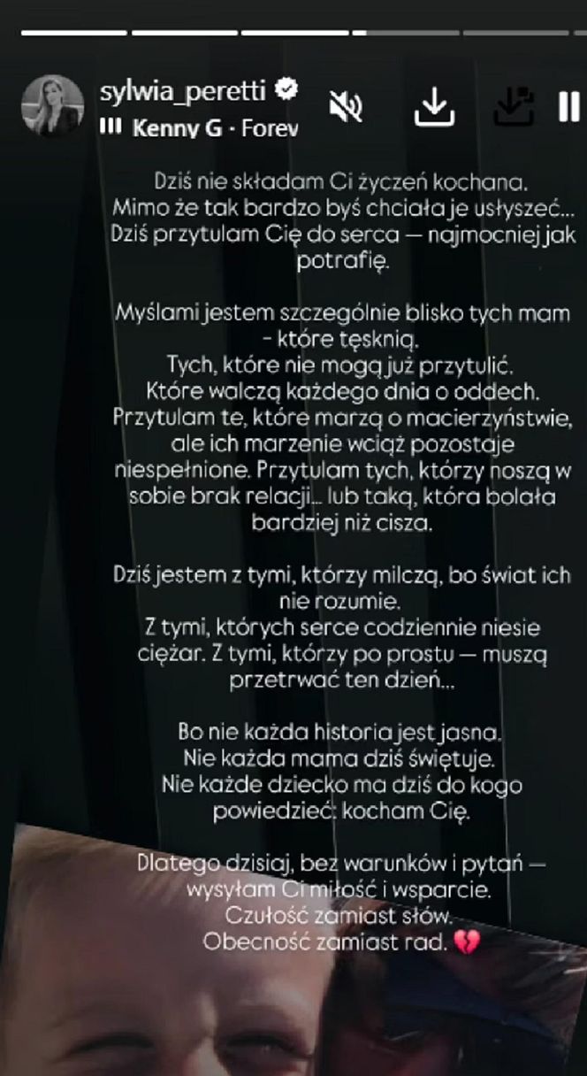 Sylwia Peretti o Patryku w Dniu Matki