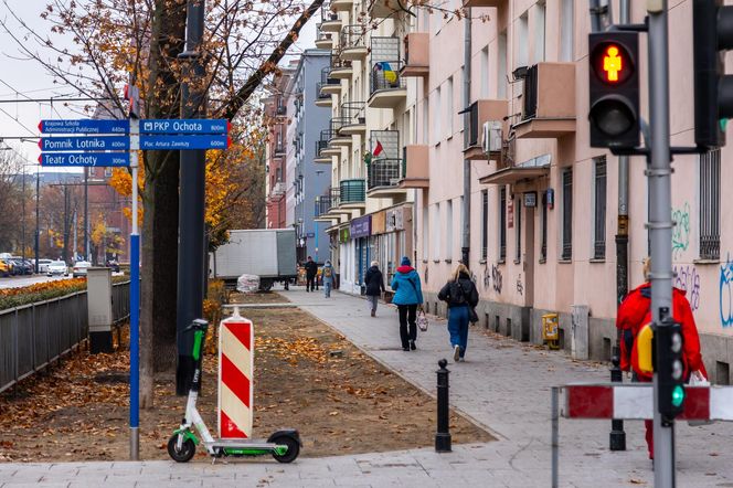 Likwidacja parkingu przy ul. Filtrowej w Warszawie