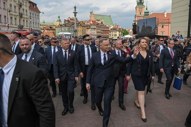 Uroczystości na pl. Zamkowym w Warszawie (3.05.2025)
