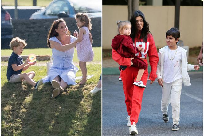Kate Middleton i Kourtney Kardashian z dziećmi