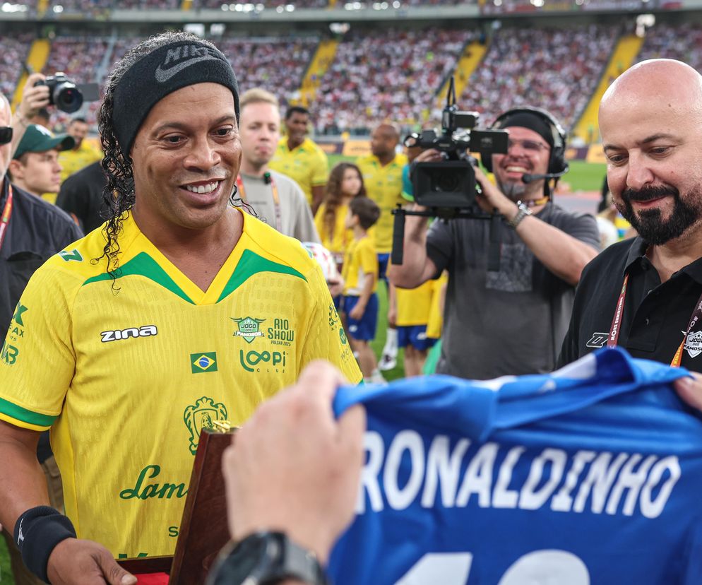 Ronaldinho na Stadionie Śląskim. Rekord frekwencji na meczu Polska-Brazylia