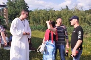 Zasiedli W Kręgu i odprawili Kupalnockę na Wyspie Młyńskiej w Iławie